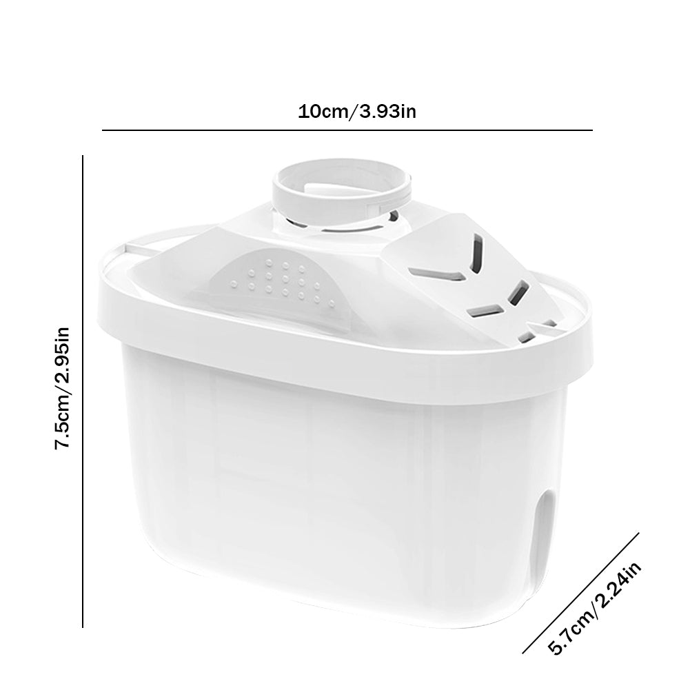 3.5L Water Filter & Cartridges - Kitchen Purifier with Carbon