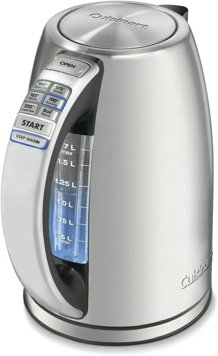 Cuisinart Stainless Steel Electric Kettle, 1.7L, 6 Temp Presets